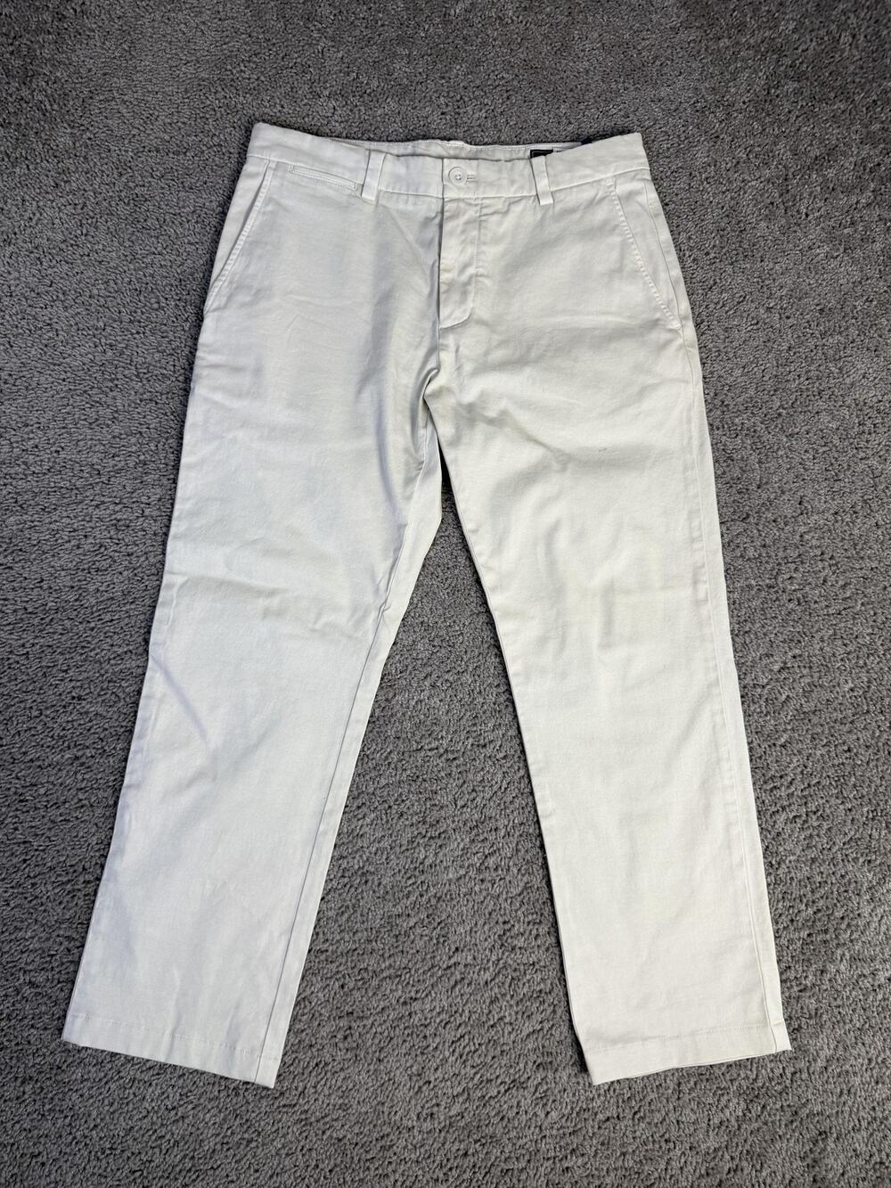 Vineyard Vines Pants Mens 30x26 White Chino Slim Stretch Pockets Flat Front